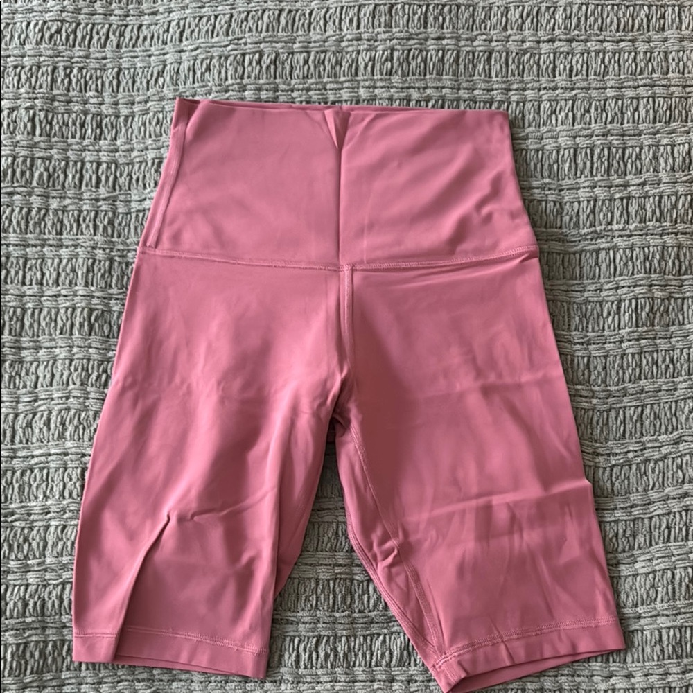 Women's Pink High-Waisted Shorts